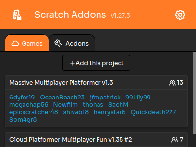 Addons - Scratch Addons