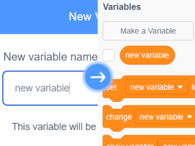 Hide new variables