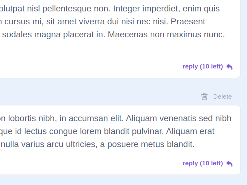 Contatore risposte restanti