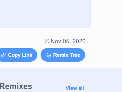 Botão para a árvore de remix