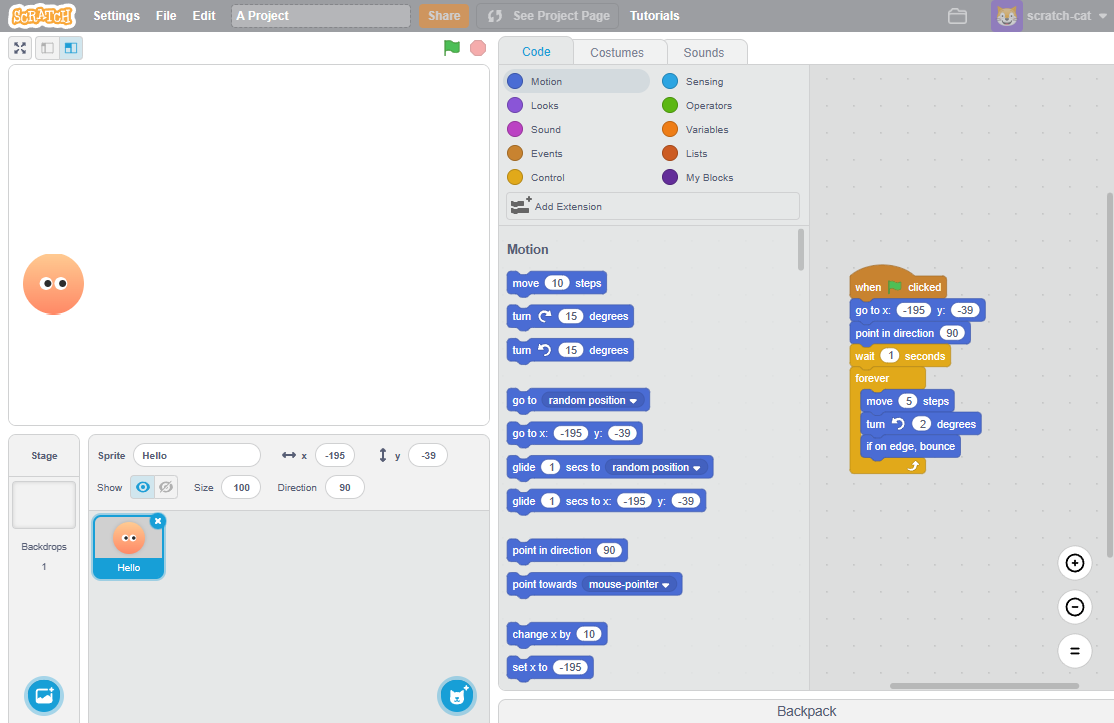 Scratch 3.0 editor that looks like 2.0